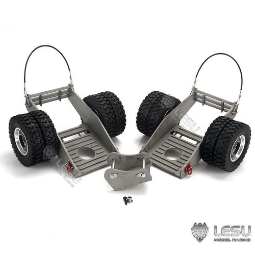 Metal trailer for lesu - trailer, 1/14