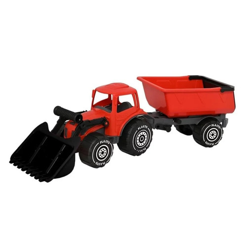 Excavator with trailer - excavator,