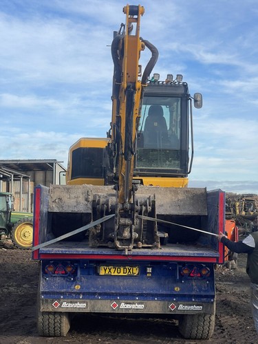 Digger and driver dump - and, trailer
